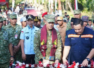 TNI, ANTAM dan Pemkab Konut Bersinergi Bangun Jembatan Perintis Garuda TNI, ANTAM dan Pemkab Konut Bersinergi Bangun Jembatan Perintis Garuda