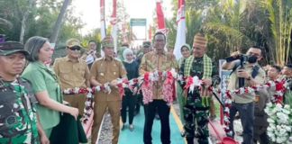 Kolaborasi ANTAM, TNI dan Pemda Konut, Jembatan Perintis Garuda Resmi Digunakan Warga Banggina Kolaborasi ANTAM, TNI dan Pemda Konut, Jembatan Perintis Garuda Resmi Digunakan Warga Banggina