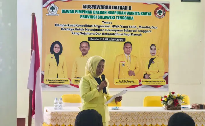 Terpilih Aklamasi, Dewiyati Tamburaka Pimpin HWK Sultra Periode 2026–2031