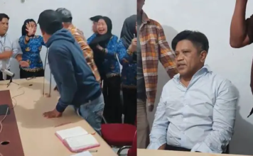 Dikepung Simpatisan Ridwan Bae, Kadispar Sultra Ridwan Badallah Minta Maaf Dikepung Simpatisan Ridwan Bae, Kadispar Sultra Ridwan Badallah Minta Maaf