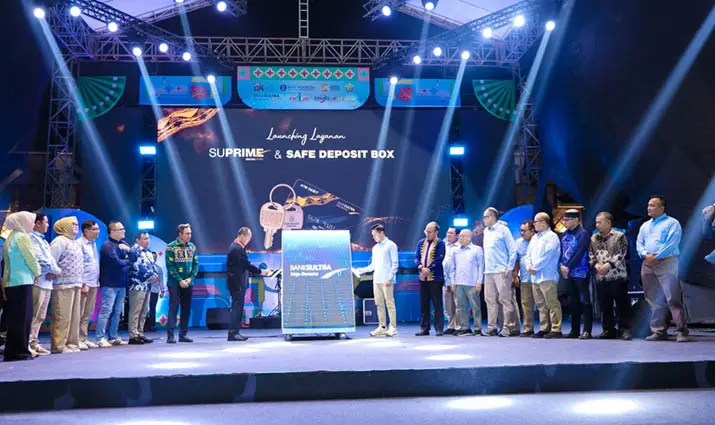 suprime Gubernur Sultra Resmikan SUPRIME dan Safe Deposit Box Bank Sultra